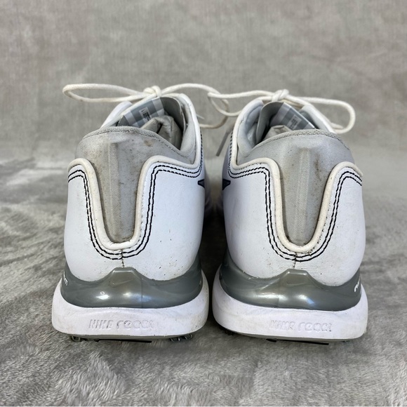 Nike Air Zoom Victory Tour 2 Men's Golf Shoes Size 8 White Gray Leather - Picture 6 of 11